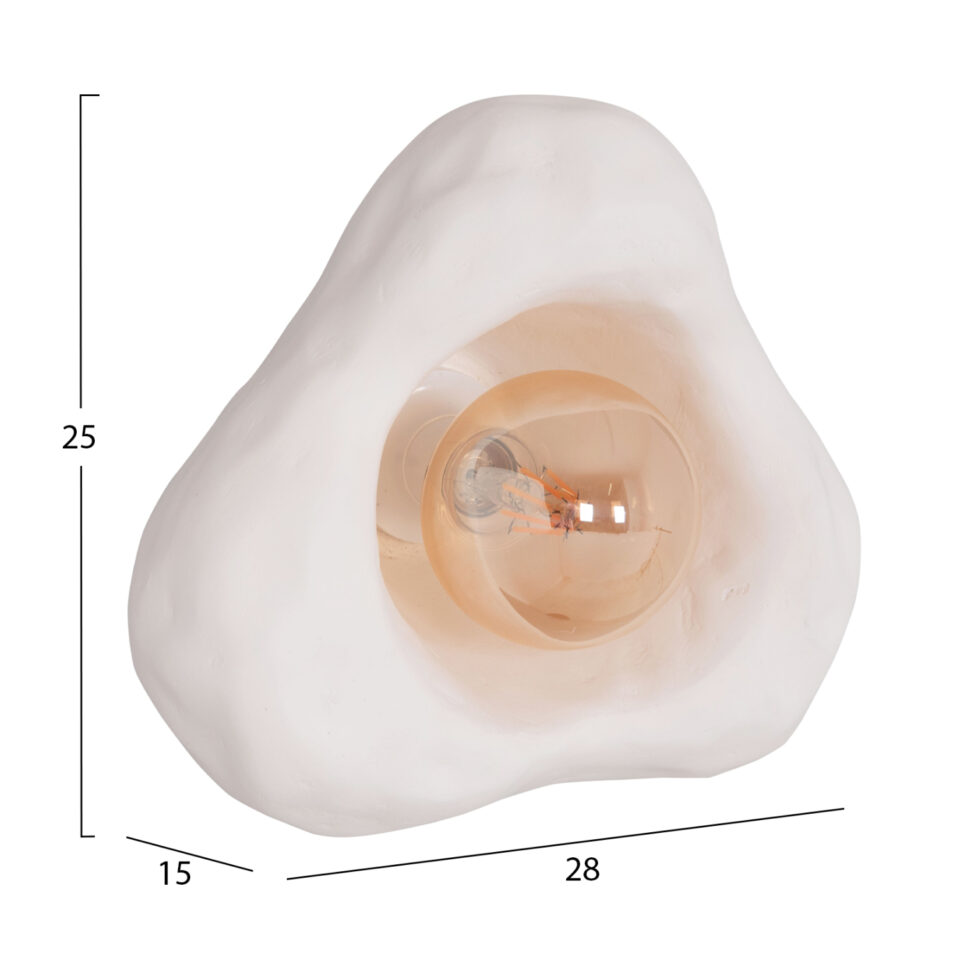 ΕΠΙΤΟΙΧΙΟ ΦΩΤΙΣΤΙΚΟ FIBER CEMENT ΣΕ ΛΕΥΚΟ 28x15x25Υεκ.