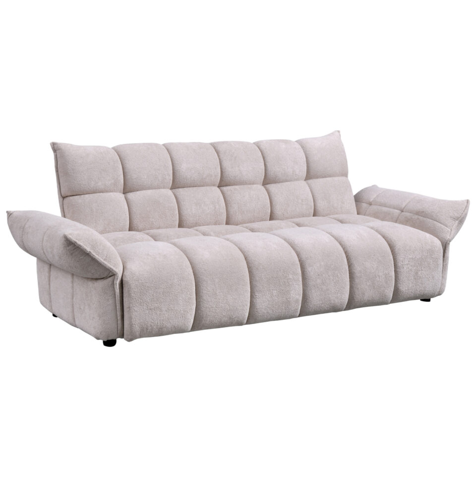 ΚΑΝΑΠΕΣ ΚΡΕΒΑΤΙ ΜΠΕΖ ΥΦΑΣΜΑ--ΚΑΘΙΣΜΑ POCKET SPRINGS 240-250x90x85Υεκ.