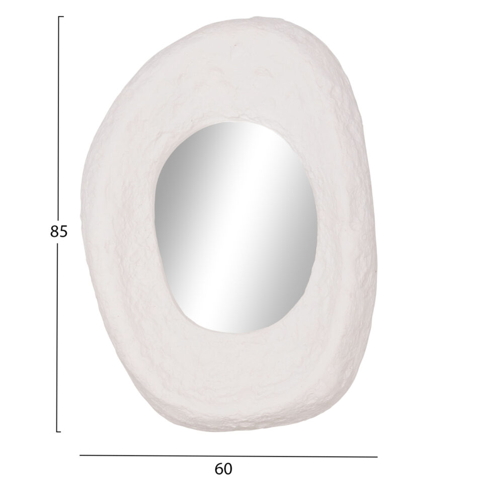ΚΑΘΡΕΠΤΗΣ ΤΟΙΧΟΥ RIFFE FIBER CEMENT ΛΕΥΚΟ 60x13x85Υεκ.