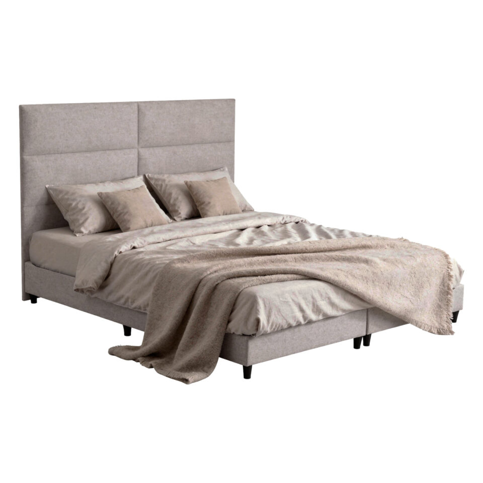 ΚΡΕΒΑΤΙ ΥΠΕΡΔΙΠΛΟ ΑΠΟ ΜΠΕΖ ΥΦΑΣΜΑ ΓΙΑ ΣΤΡΩΜΑ 180x200 εκ.