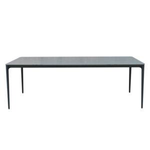 ΤΡΑΠΕΖΙ ΤΡΑΠΕΖΑΡΙΑΣ STAD ΓΚΡΙ ΑΛΟΥΜΙΝΙΟ & SINTERED STONE TOP 220x100x75Υεκ
