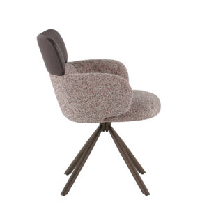 MARRON ΚΑΡΕΚΛΑ BORDEAUX BEIGE ΣΟΜΟΝ ΚΑΦΕ 58x63x84.5cm