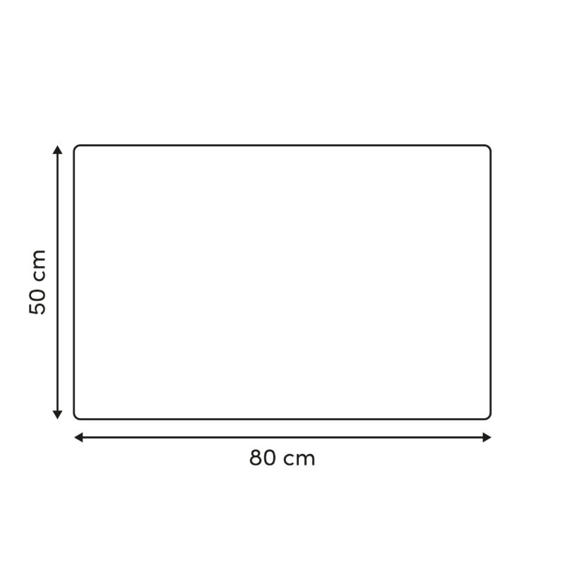 ΧΑΛΑΚΙ ΜΠΑΝΙΟΥ POLYESTER ΓΚΡΙ 80x50x0,7cm