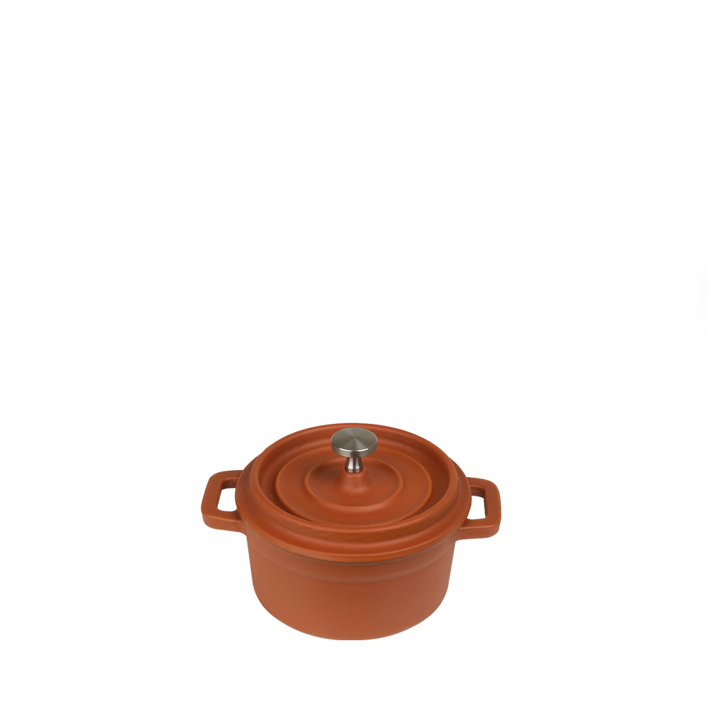 VOLCANO ΚΑΤΣΑΡΟΛΑΚΙ CAST-IRON ΚΕΡΑΜΙΔΙ ΜΕ ENAMEL 250ML 10ΕΚ.