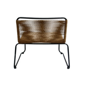 CORD ΠΟΛΥΘΡΟΝΑ ΦΥΣΙΚΟ ΜΑΥΡΟ 73x64x71cm
