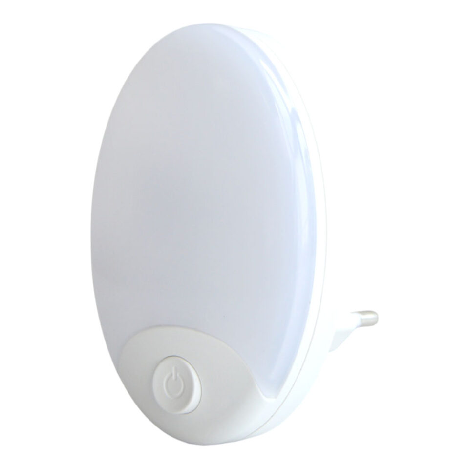 ΦΩΤΑΚΙ ΝΥΚΤΟΣ LED 1W ΜΕ ΔΙΑΚΟΠΤΗ ΚΑΙ ΘΕΡΜΟ ΦΩΣ 3000K 8,8x5,6x6εκ. ANKOR