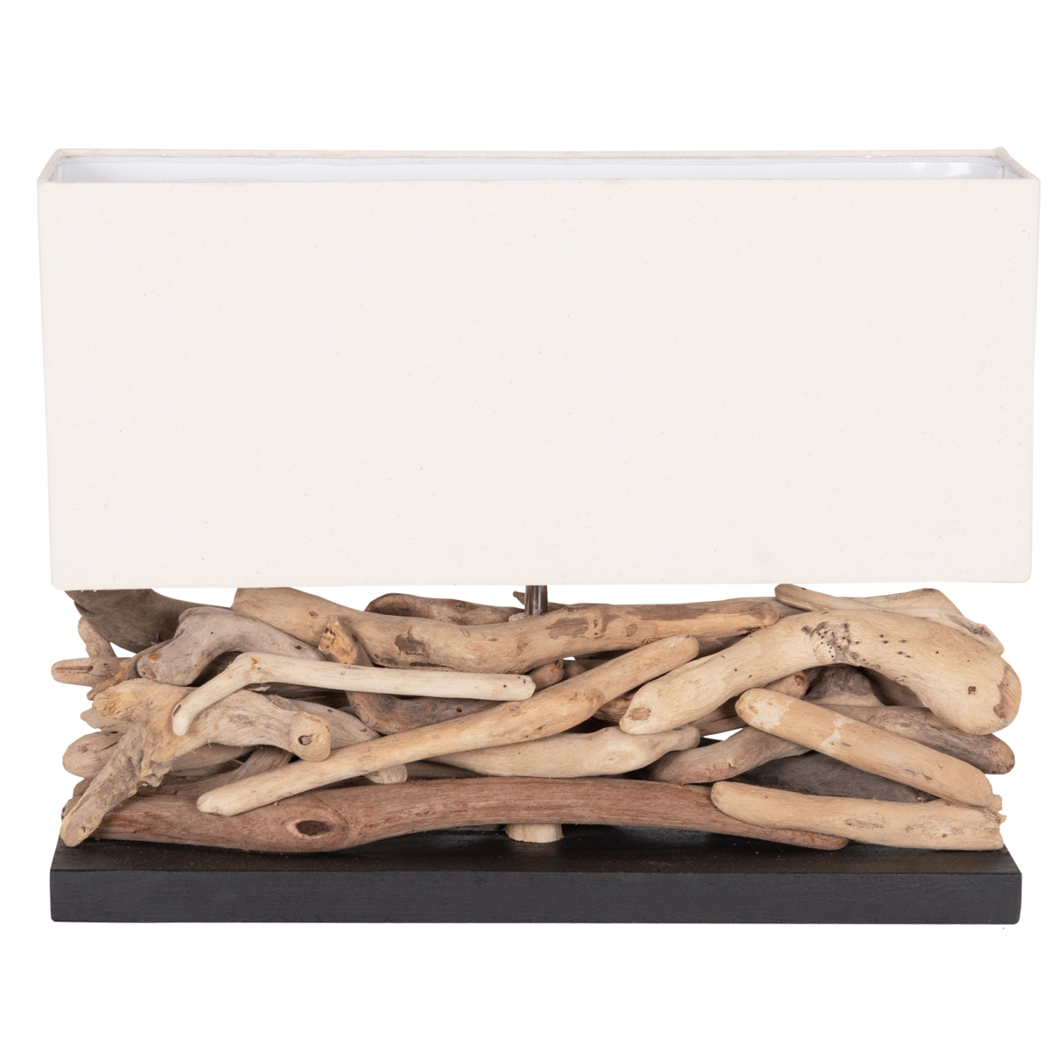 ΕΠΙΤΡΑΠΕΖΙΟ ΟΡΘΟΓΩΝΙΟ ΦΩΤΙΣΤΙΚΟ DRIFTWOOD & ΛΕΥΚΟ ΚΑΠΕΛΟ 50x16,5x38Υεκ.