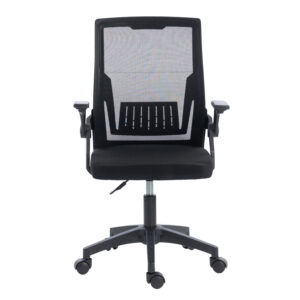 ΚΑΡΕΚΛΑ ΓΡΑΦΕΙΟΥ PP & MESH ΥΦΑΣΜΑ--ΜΑΥΡΟ 60x60x92-100Υεκ