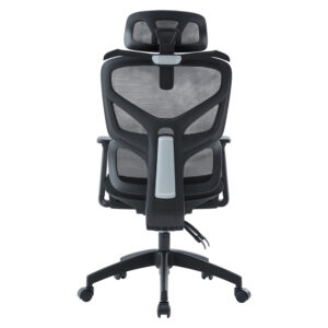 ΚΑΡΕΚΛΑ ΓΡΑΦΕΙΟΥ ΜΑΥΡO MESH & PP 68x68x120-130Υεκ