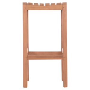 ΣΚΑΜΠΟ ΜΠΑΡ NIKOL ΞΥΛΟ ΤΕΑΚ ΣΕ ΦΥΣΙΚΟ 40x40x77Υεκ.