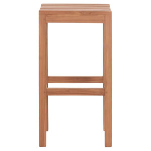 ΣΚΑΜΠΟ ΜΠΑΡ NIKOL ΞΥΛΟ ΤΕΑΚ ΣΕ ΦΥΣΙΚΟ 40x40x77Υεκ.
