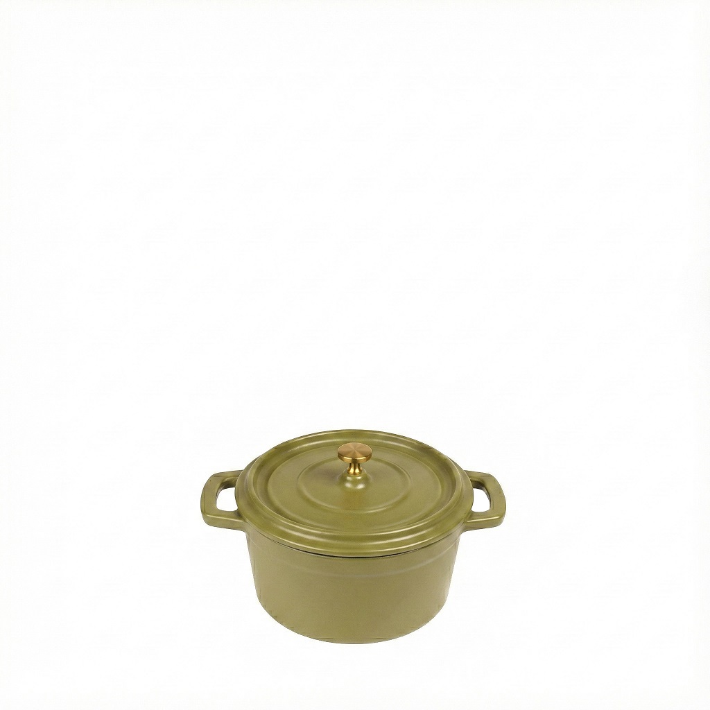 VOLCANO ΚΑΤΣΑΡΟΛΑΚΙ CAST-IRON ΧΑΚΙ ΜΕ ENAMEL 750ML 14ΕΚ.