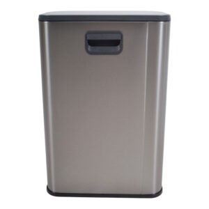 ΚΑΔΟΣ ΑΠΟΡΡΙΜΑΤΩΝ SOUL 12L SOFT CLOSE FINGER PRINT PROOF INOX ΜΑΤ