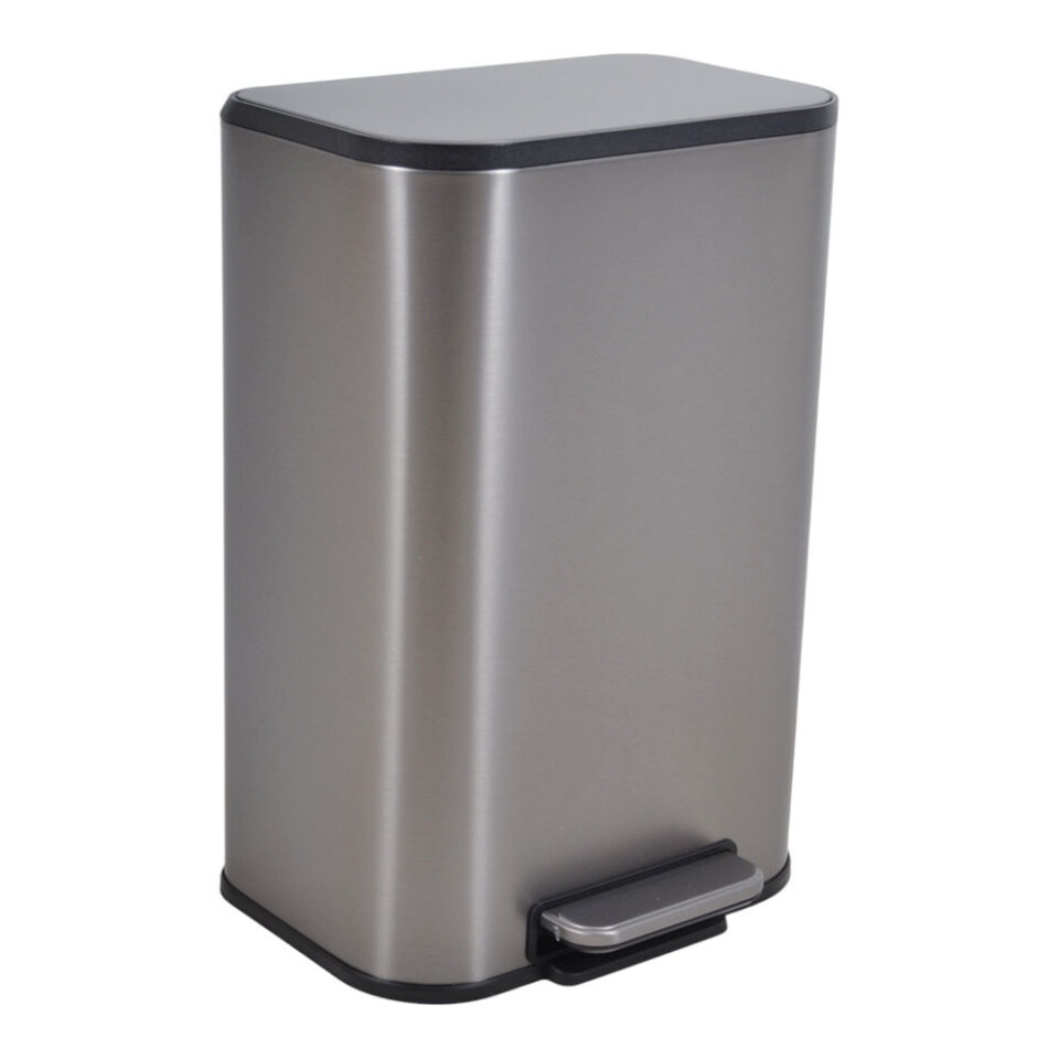 ΚΑΔΟΣ ΑΠΟΡΡΙΜΑΤΩΝ SOUL 12L SOFT CLOSE FINGER PRINT PROOF INOX ΜΑΤ