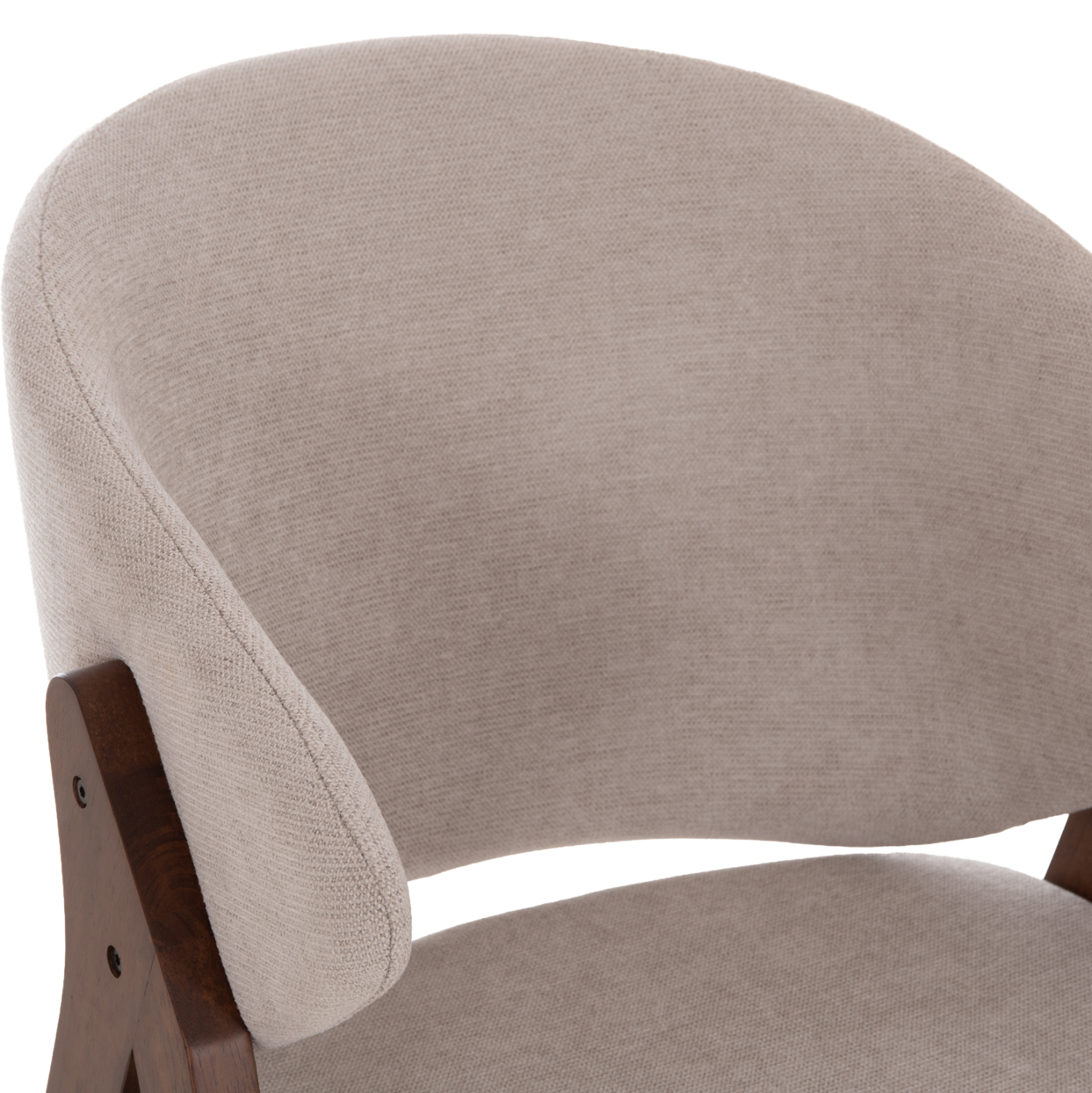 ΚΑΡΕΚΛΑ RUBBERWOOD ΣΕ ΜΑΥΡΟ ΧΡΩΜΑ-ΓΚΡΙ ΥΦΑΣΜΑ 55,5x60x85Yεκ.