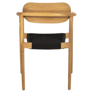 ΠΟΛΥΘΡΟΝΑ ΞΥΛΟ TEAK ΦΥΣΙΚΟ & ΜΑΥΡΟ ΣΧΟΙΝΙ 55x54x80Υ εκ.