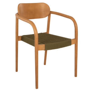 ΠΟΛΥΘΡΟΝΑ ΞΥΛΟ TEAK ΦΥΣΙΚΟ & ΠΡΑΣΙΝΟ ΣΧΟΙΝΙ 55x54x80Yεκ.