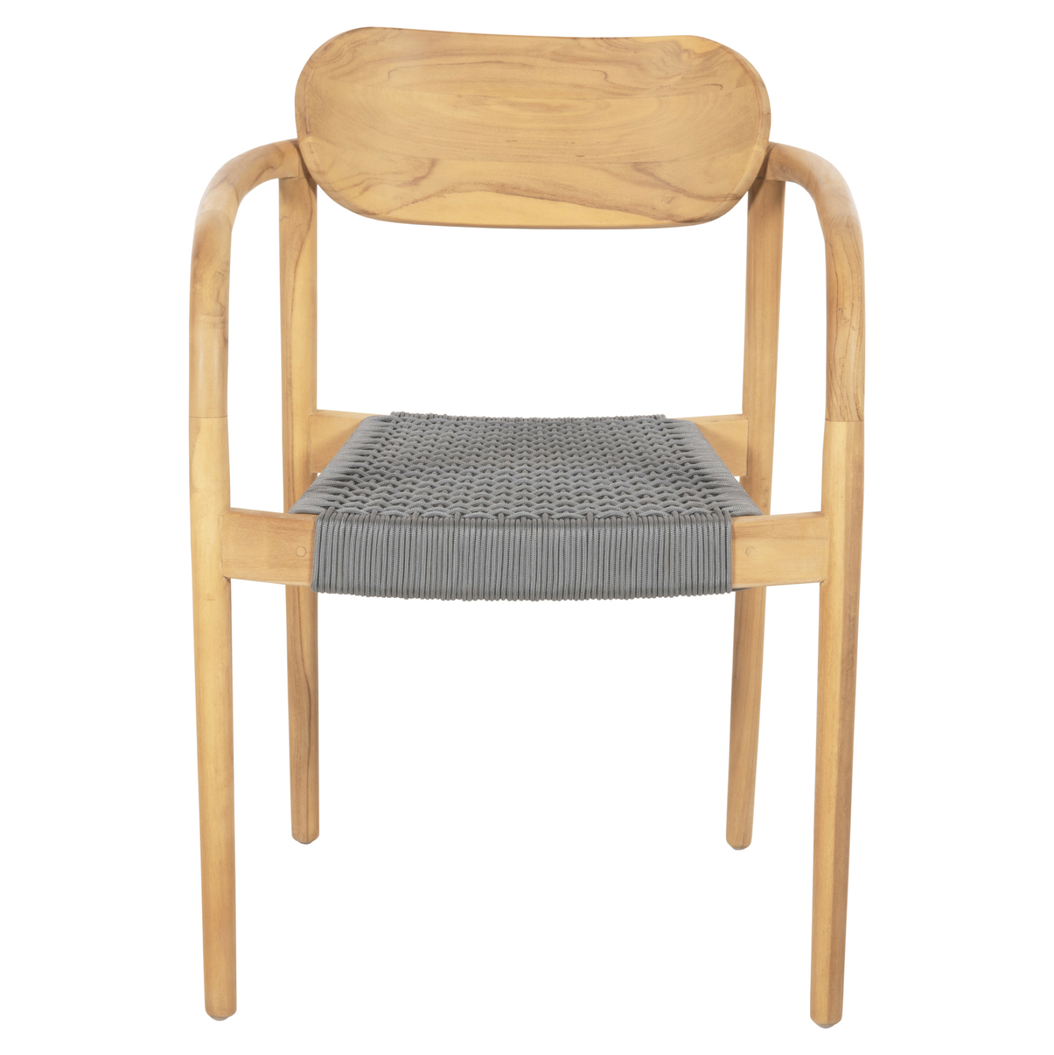 ΠΟΛΥΘΡΟΝΑ ΞΥΛΟ TEAK ΦΥΣΙΚΟ & ΓΚΡΙ ΣΧΟΙΝΙ 55x54x80Yεκ.