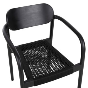 ΠΟΛΥΘΡΟΝΑ ΞΥΛΟ TEAK ΜΑΥΡΟ & ΜΑΥΡΟ ΣΧΟΙΝΙ 55x54x80Yεκ.