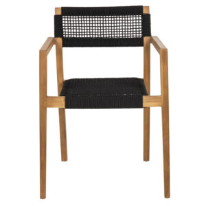 ΠΟΛΥΘΡΟΝΑ ΞΥΛΟ TEAK ΦΥΣΙΚΟ & ΜΑΥΡΟ ΣΧΟΙΝΙ 59x54x83Y εκ.