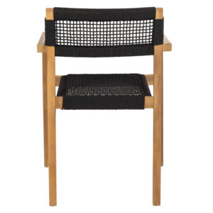ΠΟΛΥΘΡΟΝΑ ΞΥΛΟ TEAK ΦΥΣΙΚΟ & ΜΑΥΡΟ ΣΧΟΙΝΙ 59x54x83Y εκ.