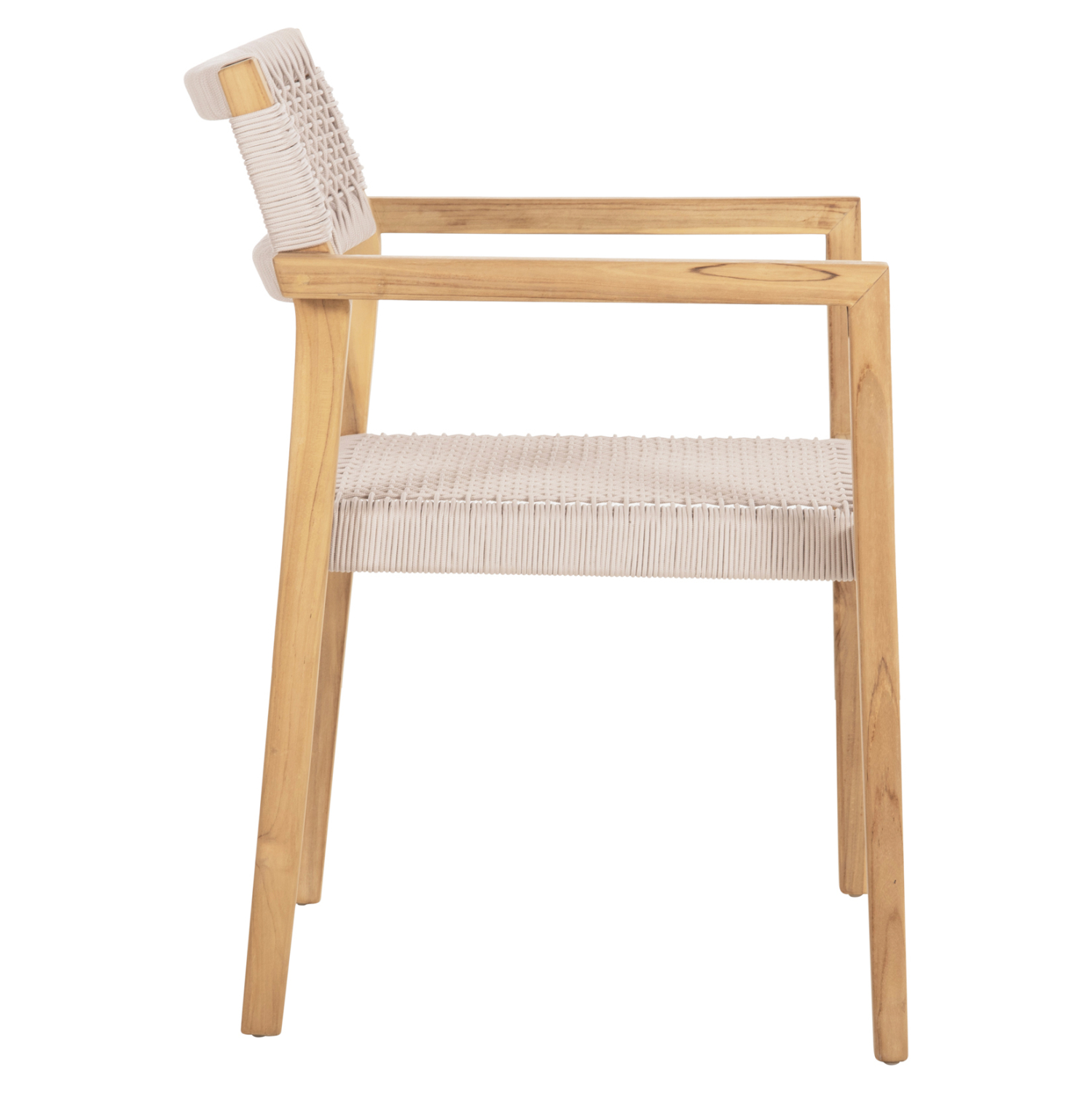 ΠΟΛΥΘΡΟΝΑ ΞΥΛΟ TEAK ΦΥΣΙΚΟ & ΜΠΕΖ ΣΧΟΙΝΙ 58x61x81Yεκ.