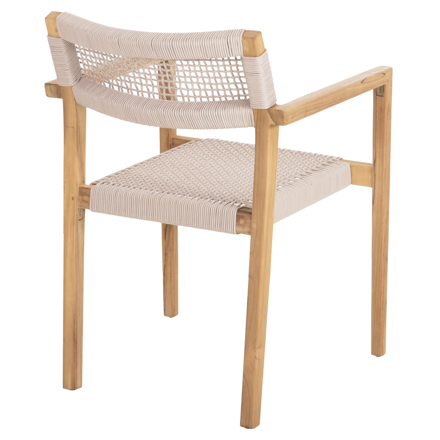 ΠΟΛΥΘΡΟΝΑ ΞΥΛΟ TEAK ΦΥΣΙΚΟ & ΜΠΕΖ ΣΧΟΙΝΙ 58x61x81Yεκ.