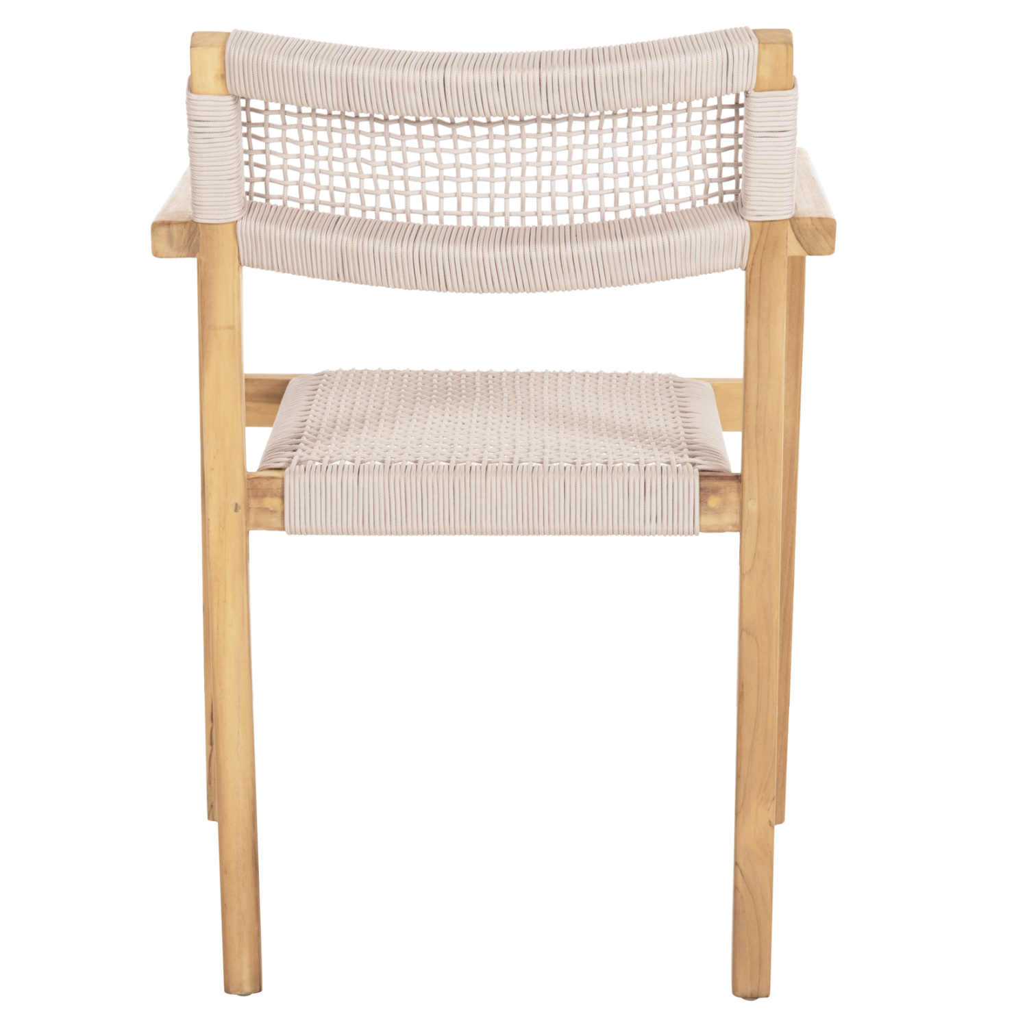 ΠΟΛΥΘΡΟΝΑ ΞΥΛΟ TEAK ΦΥΣΙΚΟ & ΜΠΕΖ ΣΧΟΙΝΙ 58x61x81Yεκ.