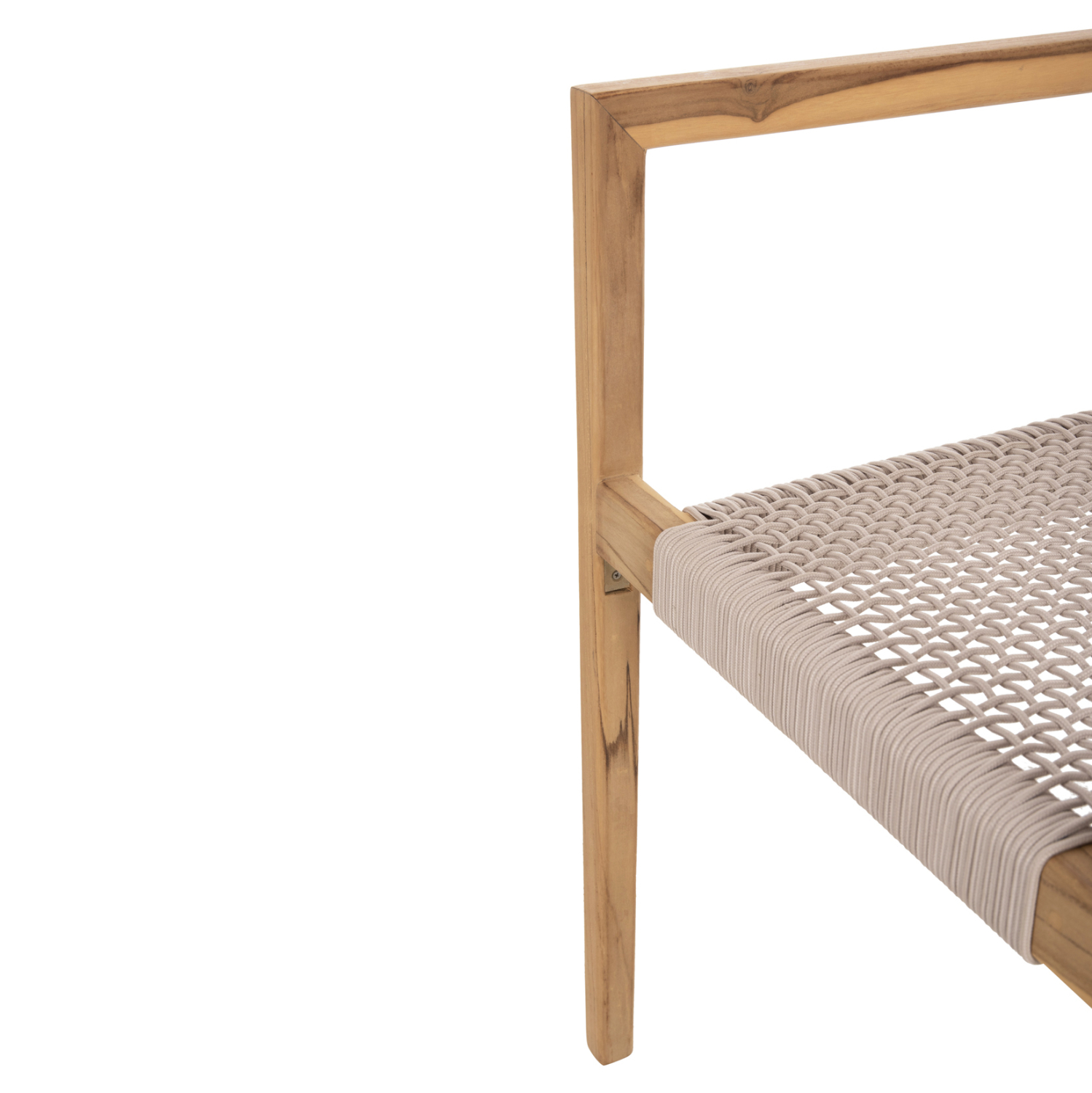 ΠΟΛΥΘΡΟΝΑ ΞΥΛΟ TEAK ΦΥΣΙΚΟ & ΜΠΕΖ ΣΧΟΙΝΙ 58x61x81Yεκ.