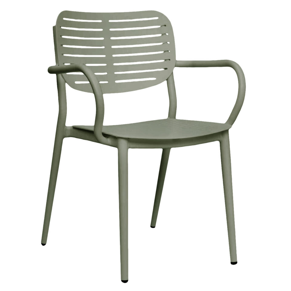 ΠΟΛΥΘΡΟΝΑ ΤΡΑΠΕΖΑΡΙΑΣ HILLIARD ΑΛΟΥΜΙΝΙΟ ΣΕ OLIVE GREEN 56x58x80Υεκ