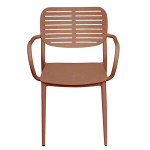 ΠΟΛΥΘΡΟΝΑ ΤΡΑΠΕΖΑΡΙΑΣ HILLIARD ΑΛΟΥΜΙΝΙΟ ΣΕ TERRACOTTA 56x58x80Υεκ
