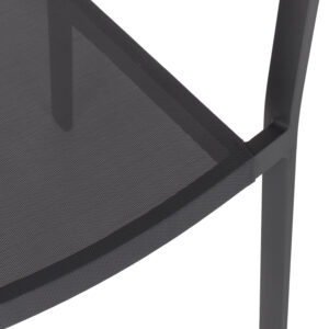 ΣΕΤ ΤΡΑΠΕΖΑΡΙΑΣ 5ΤΜΧ ΚΑΡΕΚΛΕΣ & ΤΡΑΠΕΖΙ ΑΛΟΥΜ.-POLYWOOD-ΓΚΡΙ