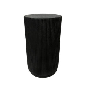 STYLOS SIDE TABLE ΜΑΥΡΟ 34x34x58cm