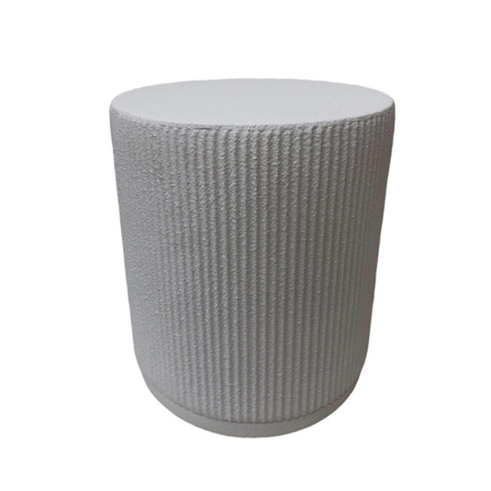 STYLOS SIDE TABLE ΛΕΥΚΟ 34x34x40cm