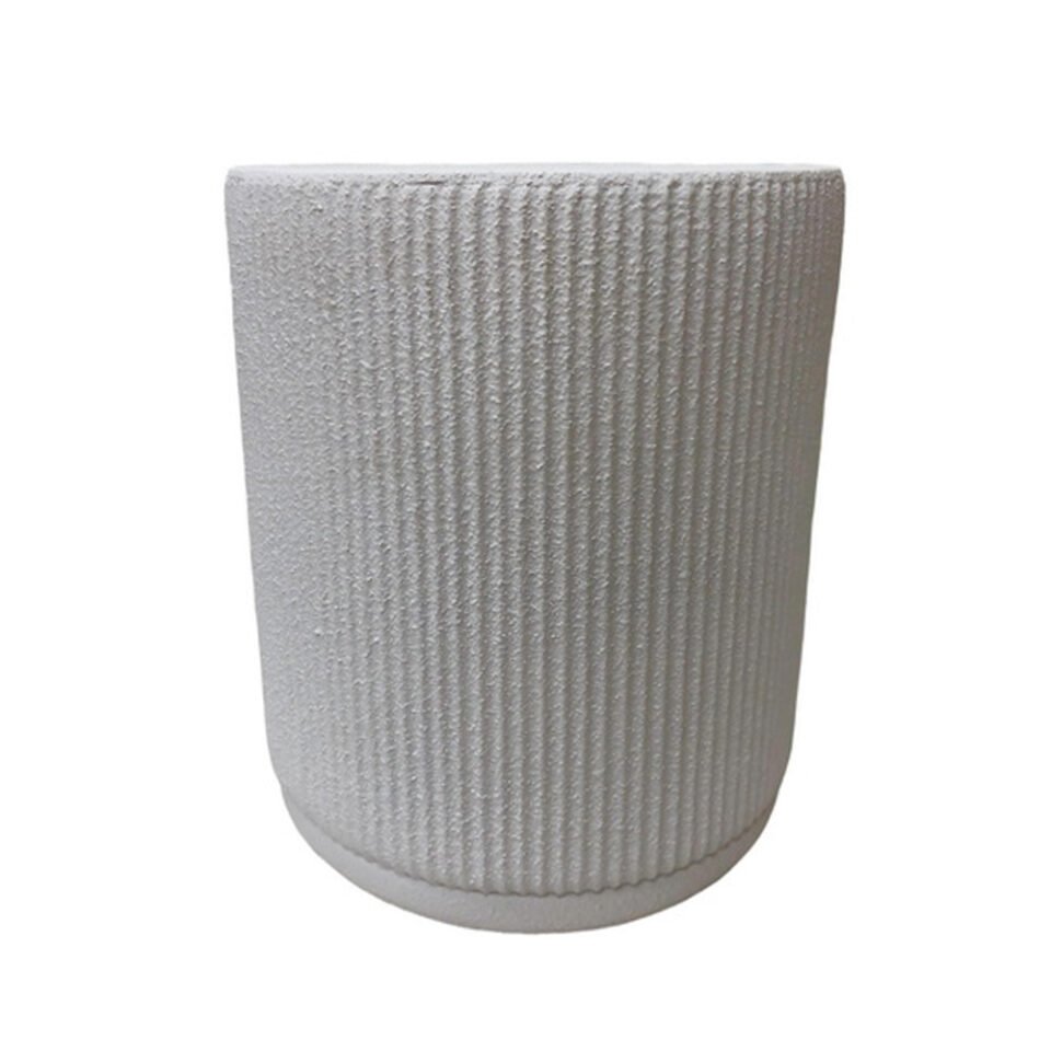 STYLOS SIDE TABLE ΛΕΥΚΟ 34x34x40cm