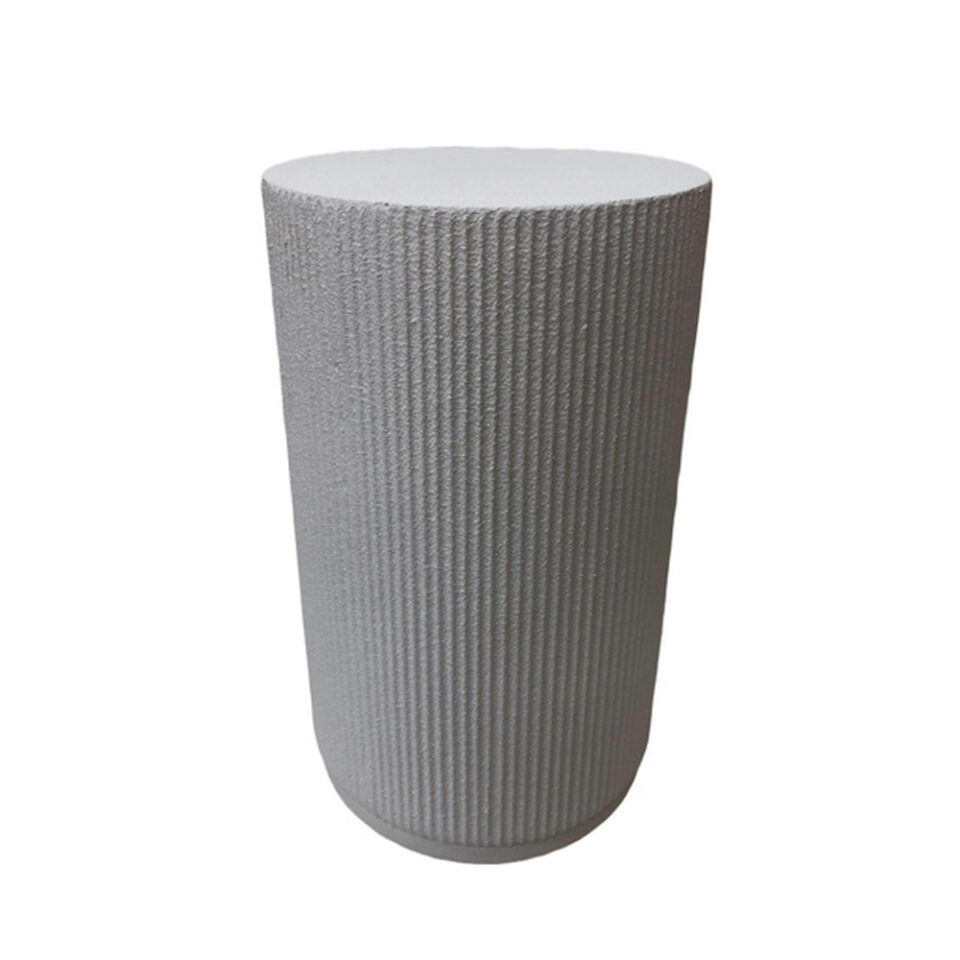 STYLOS SIDE TABLE ΛΕΥΚΟ 34x34x58cm