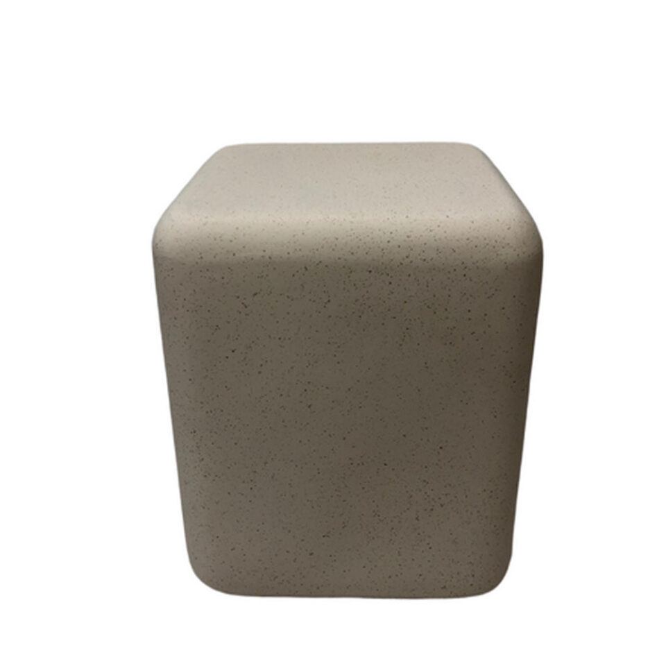 PLATEAU SIDE TABLE OFF WHITE 33x33x40cm