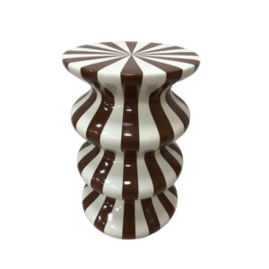 DULCE SIDE TABLE CREAM MOCCA 35x35x55cm