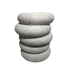 BALANCE SIDE TABLE TERRAZZO 41x42.5x50cm