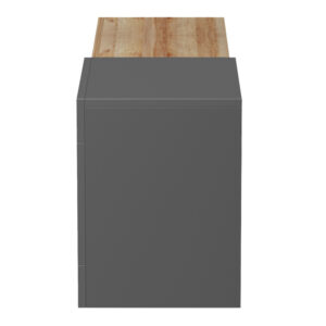 ΕΠΙΠΛΟ ΤΗΛΕΟΡΑΣΗΣ ΤΟΙΧΟΥ ΜΕΛΑΜΙΝΗ OAK/ΓΚΡΙ 150x29.6x38.6Υεκ.