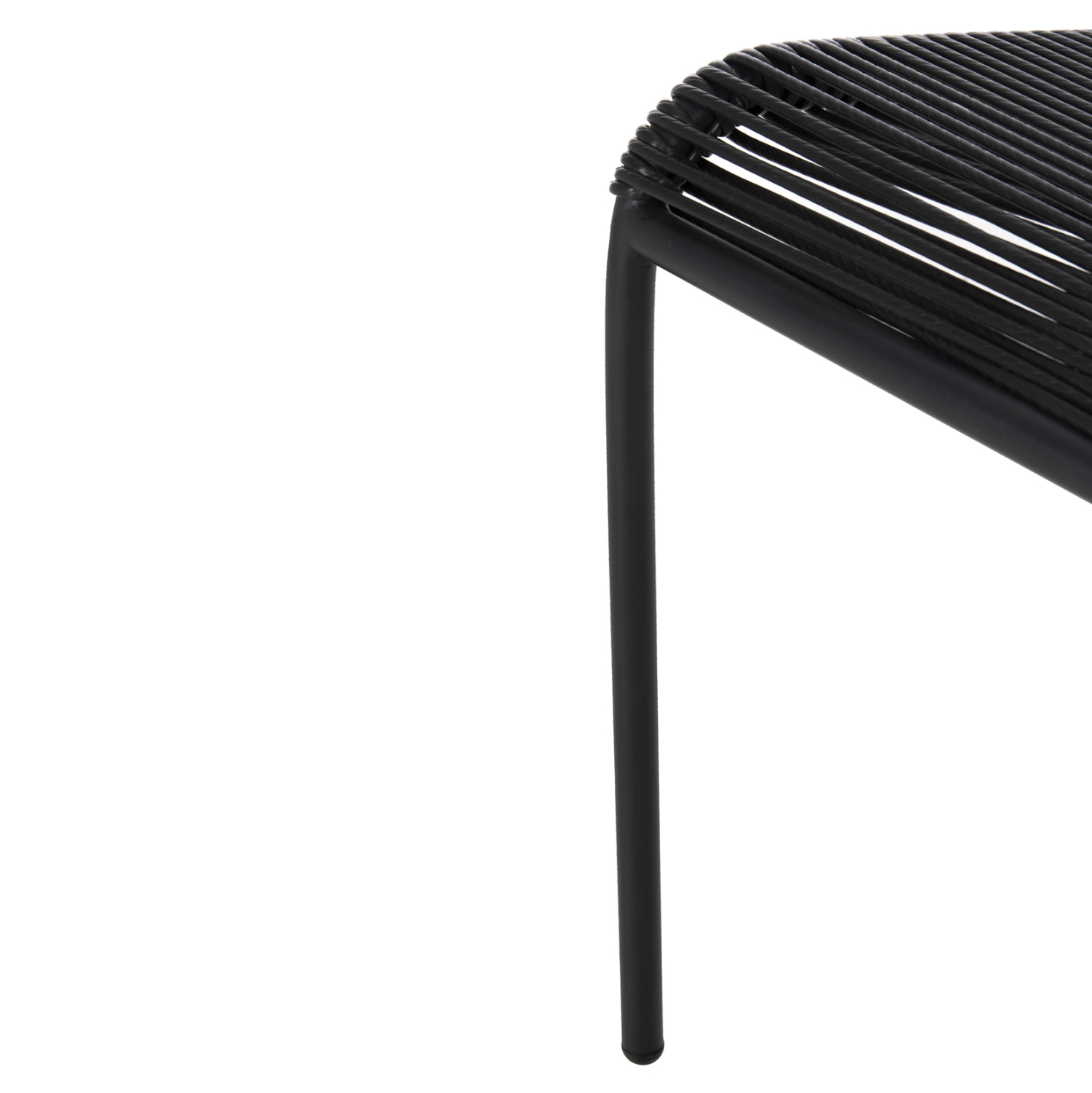 ΚΑΡΕΚΛΑ ΜΕΤΑΛΛO KAI ΣΥΝΘΕΤΙΚΟ RATTAN ΣΕ ΜΑΥΡΟ 54x62x80Υεκ