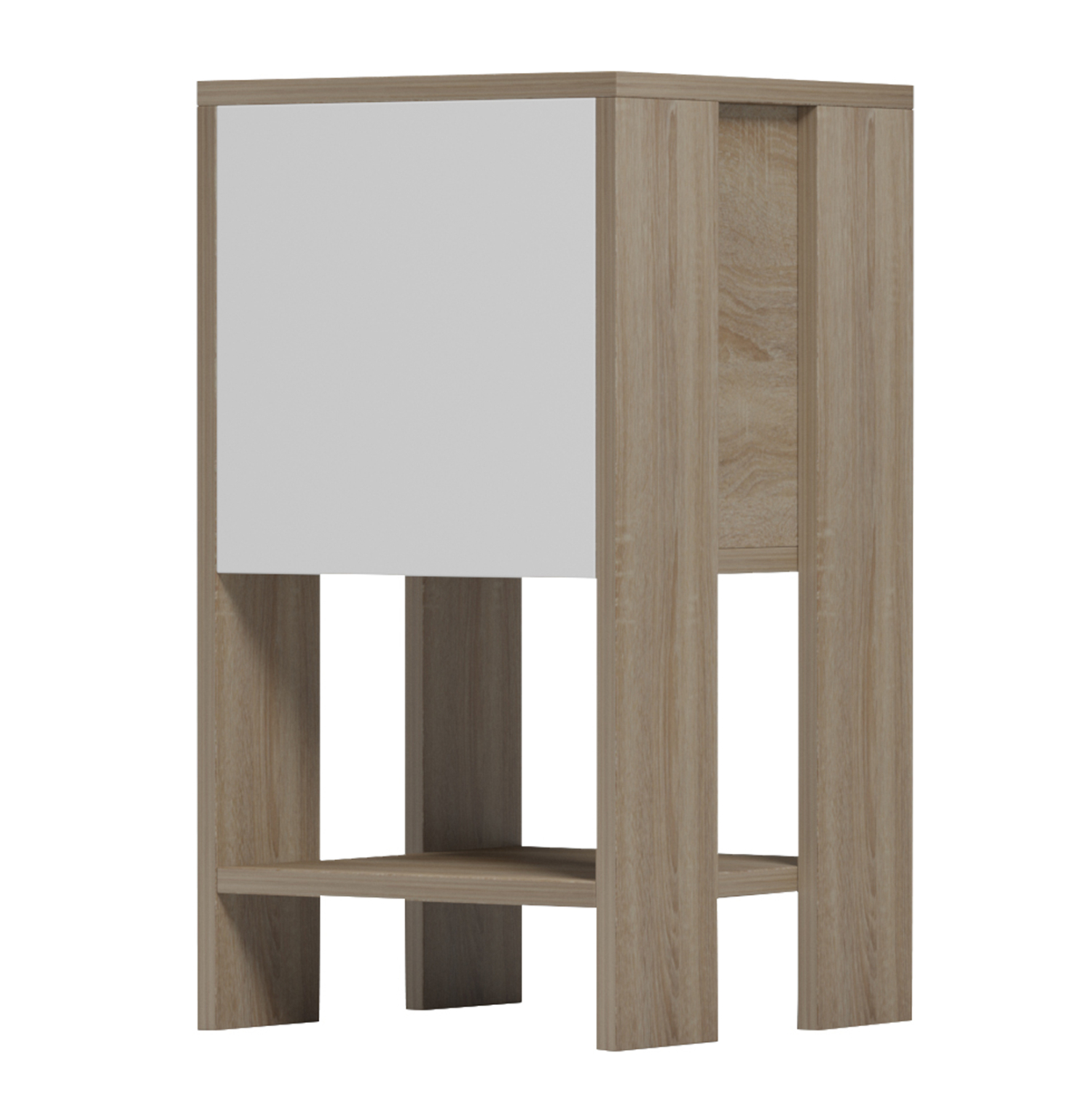 ΚΟΜΟΔΙΝΟ ΜΕΛΑΜΙΝΗ ΛΕΥΚΟ/SONAMA 30x30x55Υεκ.