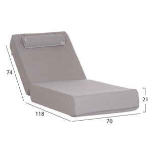 ΜΑΞΙΛΑΡΙ ΞΑΠΛΩΣΤΡΑΣ OLEFIN ΨΑΡΟΚΚΟΚΑΛΟ ΜΕ FOAM 195x70x21Υεκ