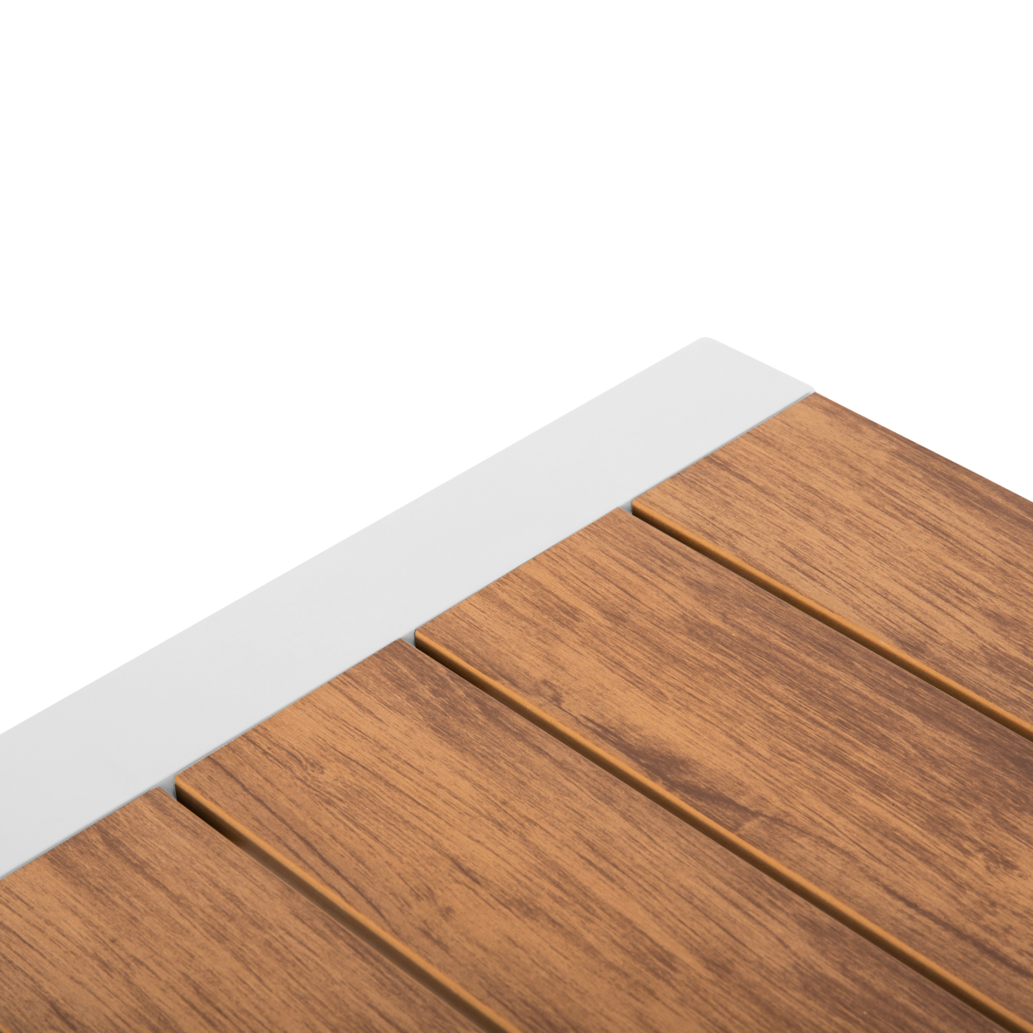 ΣΕΤ ΤΡΑΠΕΖΑΡΙΑΣ 5ΤΜΧ MAGNET ΑΛΟΥΜΙΝΙΟ ΛΕΥΚΟ--POLYWOOD--P.E.ΣΧΟΙΝΙ