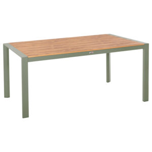 ΤΡΑΠΕΖΙ ΕΞΩΤ.ΧΩΡΟΥ GOYA ΑΛΟΥΜΙΝΙΟ ΣE OLIVE GREEN & POLYWOOD 160X80Χ75Υεκ.