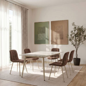 PRIMO ΚΑΡΕΚΛΑ ΚΑΦΕ CREAM 45x53x84cm