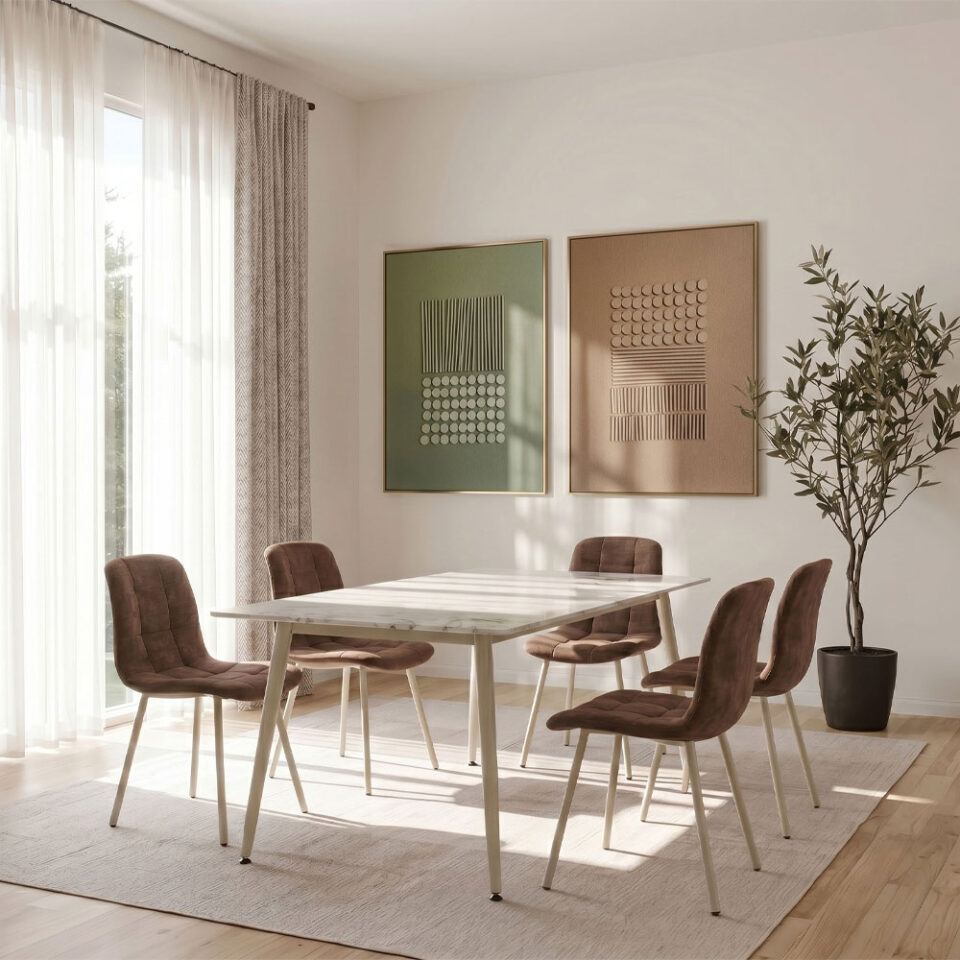 PRIMO ΚΑΡΕΚΛΑ ΚΑΦΕ CREAM 45x53x84cm