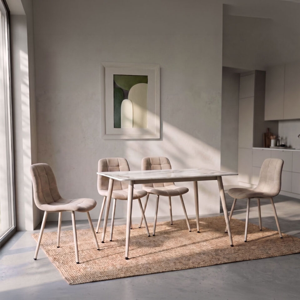 PRIMO ΚΑΡΕΚΛΑ BEIGE CREAM 45x53x84cm