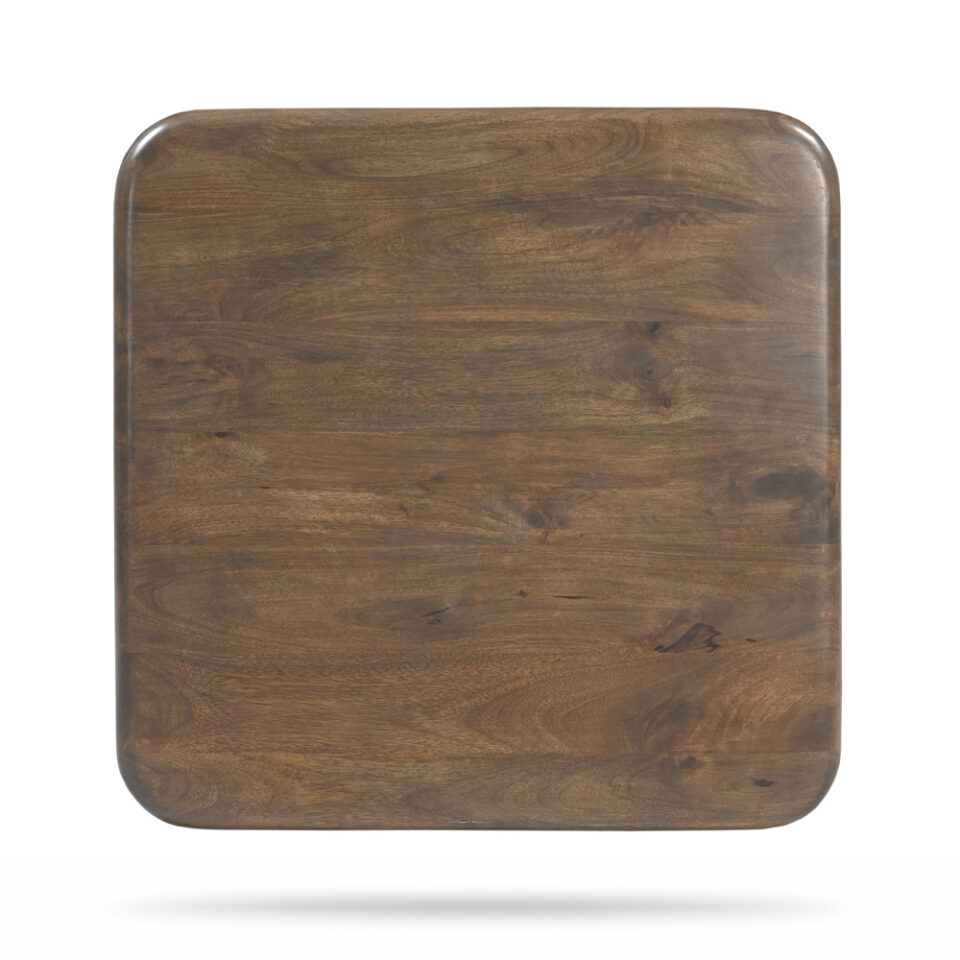 ROUTE SIDE TABLE ΚΑΡΥΔΙ ΣΚΟΥΡΟ 50x50x50cm