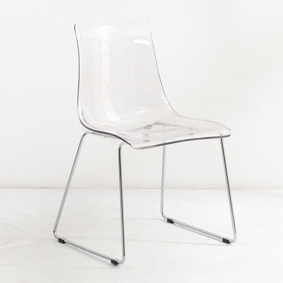 ELUCIA ΚΑΡΕΚΛΑ ΔΙΑΦΑΝΟ 53x52.2x80.5cm